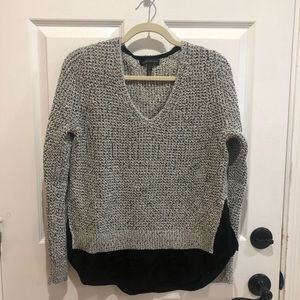 Black & White Knit Sweater